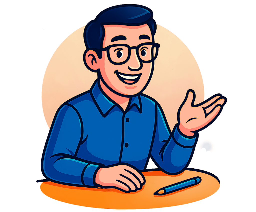 Zeichnung: Der Webdesigner