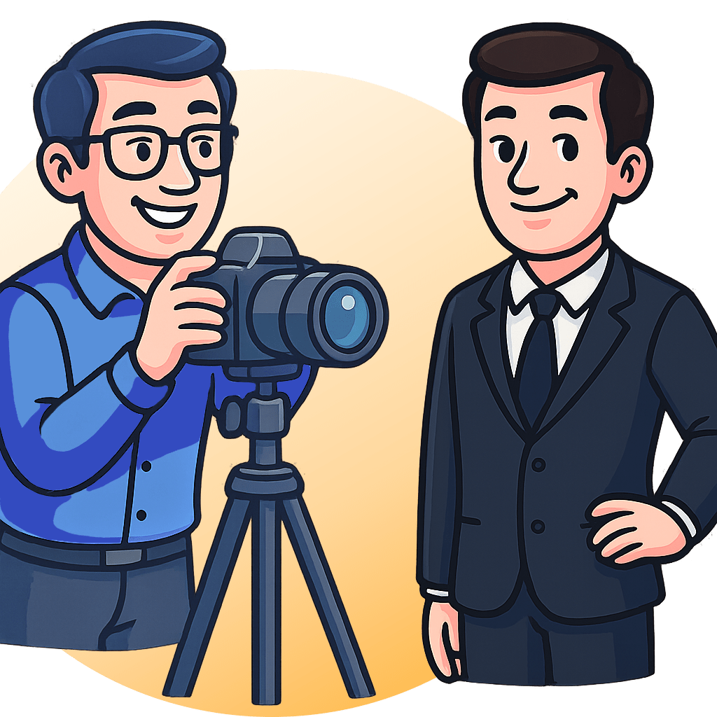 Setup Mitarbeiterfotografie
